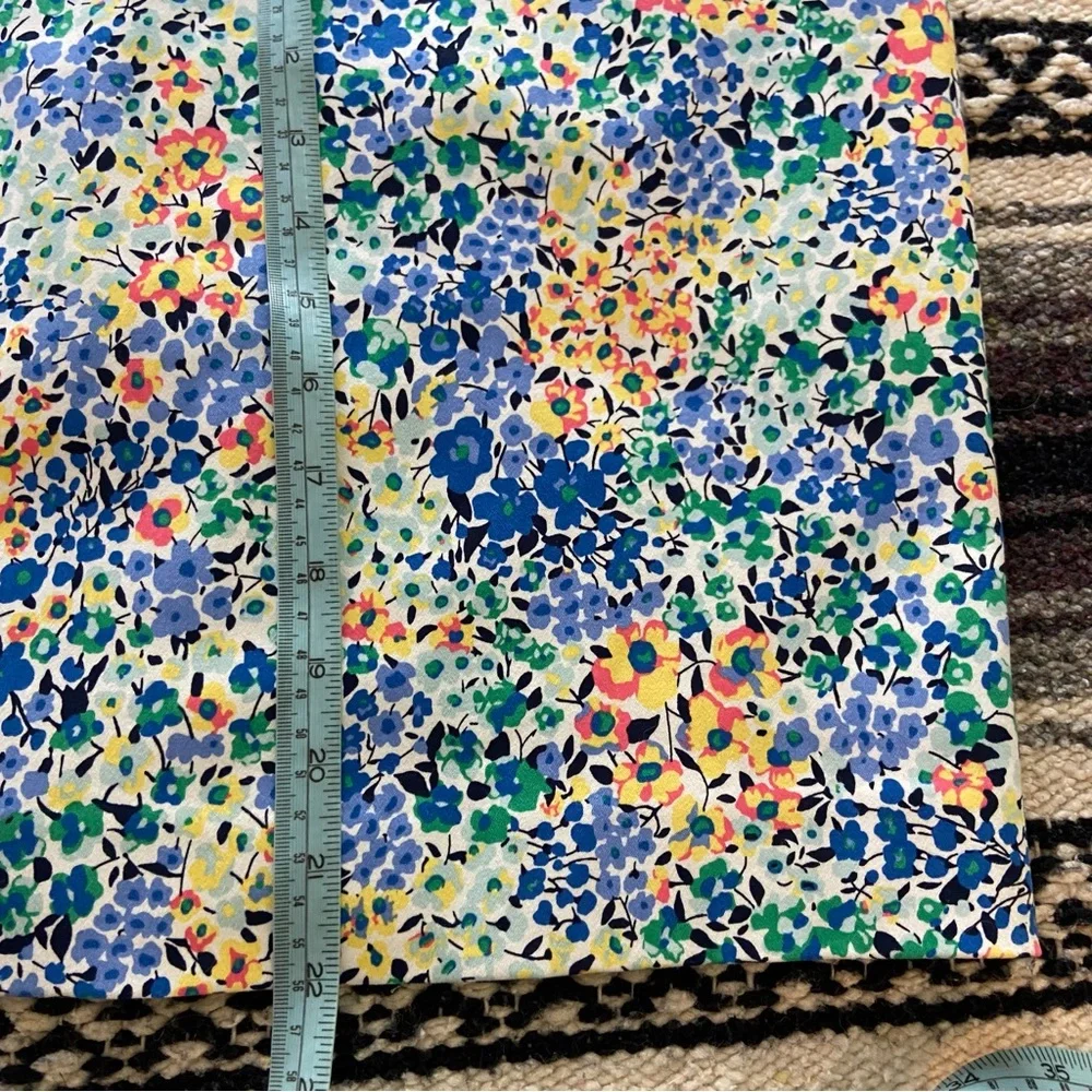 NWT New J. Crew Spring Floral Colorful Print Mini Midi Pencil Wiggle Skirt Sz 8